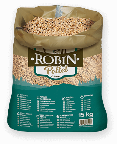 worek pelletu opałowego Robin do kupienia w Suchej Beskidzkiej lub sklepie internetowym